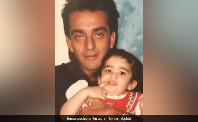 Seen Trishala's Priceless Throwback Pic With Dad Sanjay Dutt?