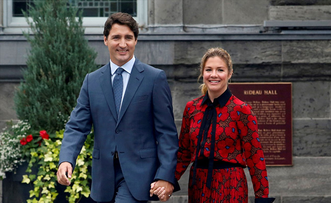 Canadian PM Justin Trudeau's Wife Tests Positive For Coronavirus