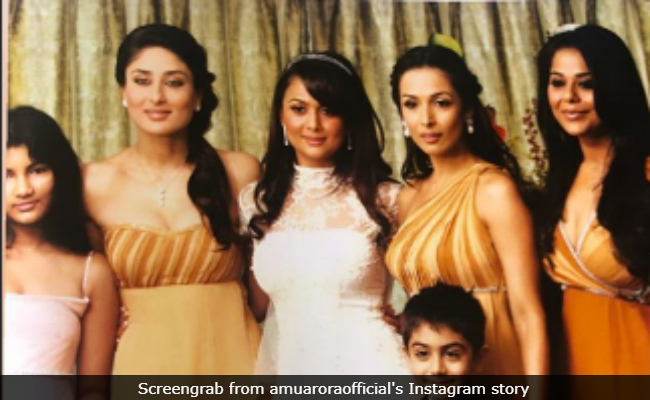 Seen This Rare Pic Of Bridesmaids Kareena Kapoor And Malaika Arora From Amrita Arora's Wedding?