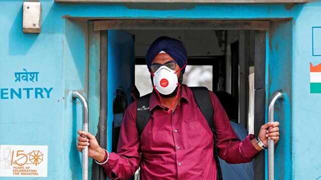 People are encouraged to wear masks when travelling or outdoors