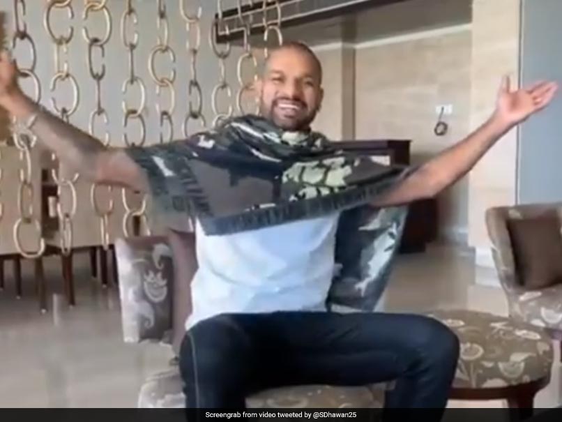 Watch: Shikhar Dhawan Raps Asking Fans To "Stay Indoors And Stay Safe" Amid "Janata Curfew"