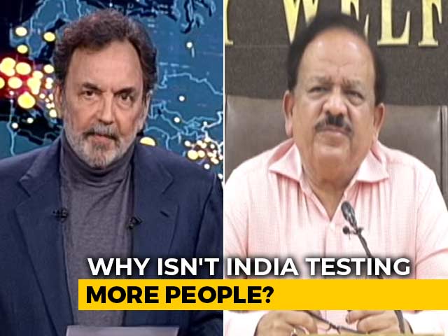 Why Isn't India Testing More People For Coronavirus? Health Minister Answers