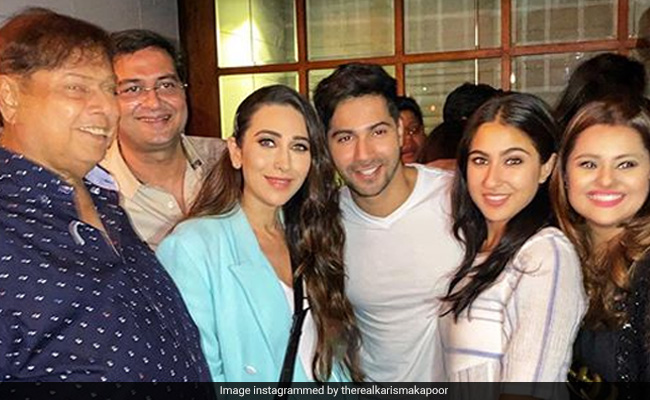 Inside Sara Ali Khan And Varun Dhawan's <I>Coolie No 1</I> Wrap-Up Party With Karisma Kapoor And Others