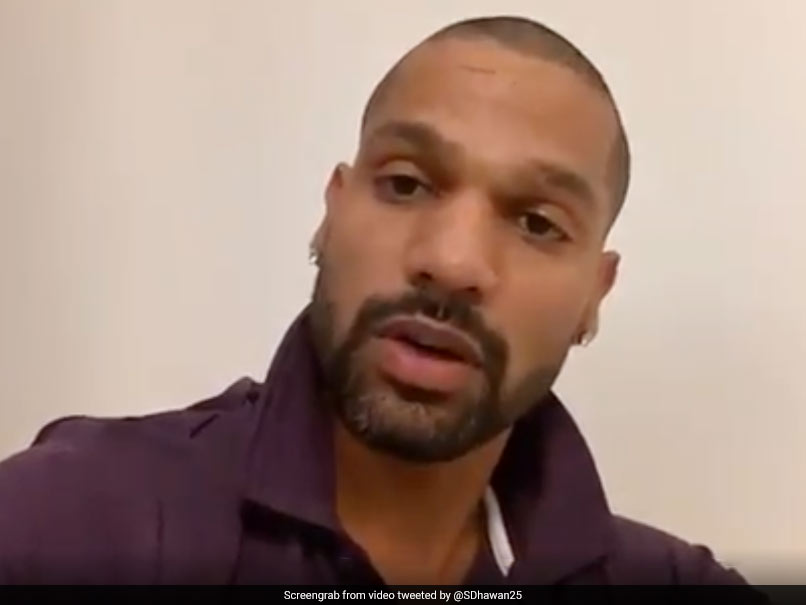 Watch: Shikhar Dhawan Urges People To Help Animals During Coronavirus