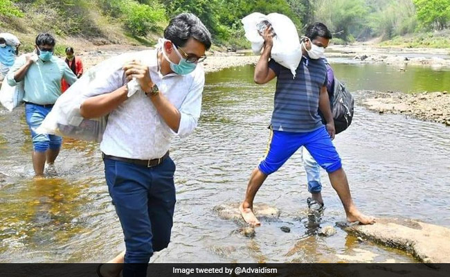 Kerala MLA, Collector Trek With Supplies To Help Tribal Communities