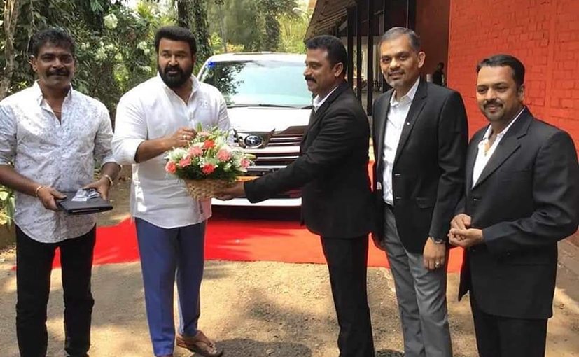 Actor Mohanlal Brings Home Toyota Vellfire Luxury MPV