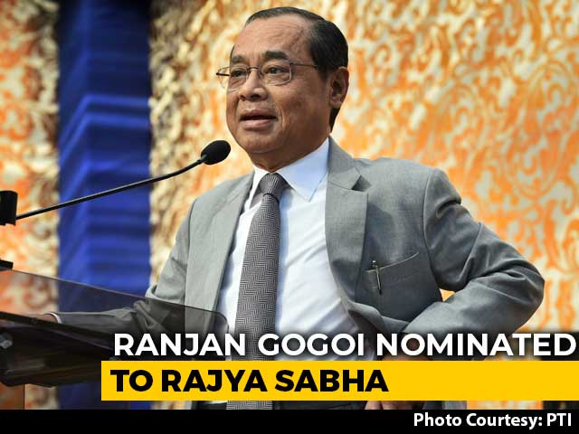 Former Chief Justice Ranjan Gogoi Nominated To Rajya Sabha By President