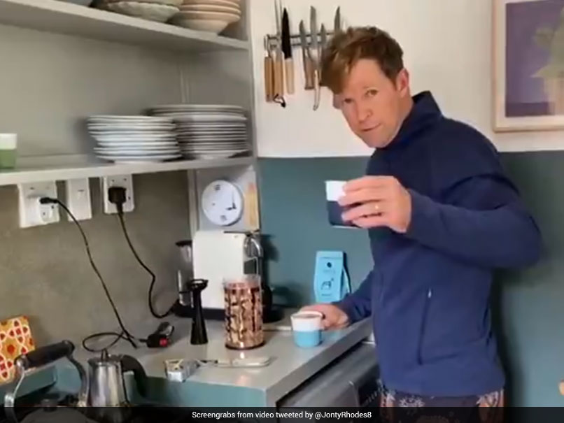 Watch: Jonty Rhodes Shares Recipe Of "Bullet Coffee" Amid Coronavirus Lockdown