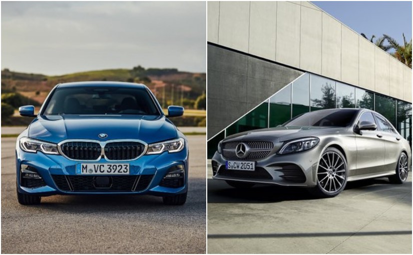 BMW Posts A Picture Of The C-Class, Mercedes Posts One With The 3 Series. Here's Why
