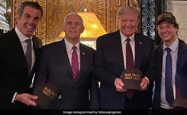 Trump Says "Not Concerned" After Brazil Official He Met Down With Coronavirus