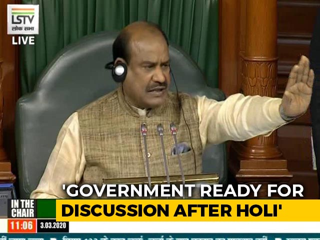 "Discussion On Delhi Violence After Holi": Opposition Fumes Over Speaker's Remarks