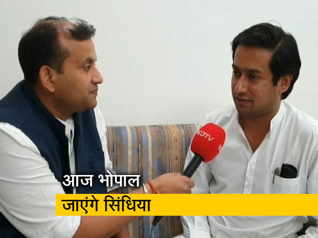 बीजेपी दफ्तर में ज्योतिरादित्य सिंधिया का आज होगा स्वागत