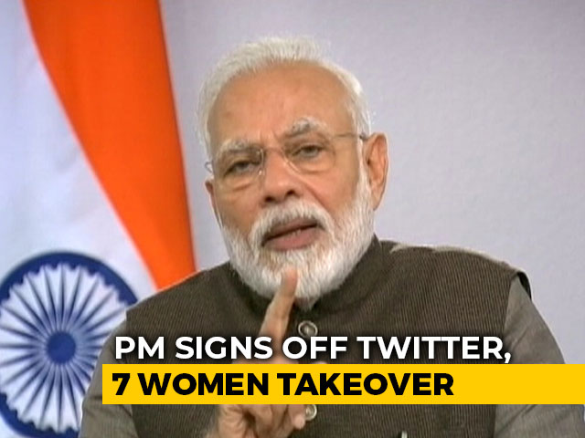 "Signing Off": PM Hands Over Social Media Accounts To 7 "Women Achievers"