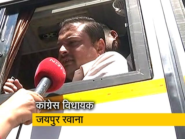 करीब 98-100 कांग्रेस विधायक इंडिगो की फ्लाइट से निकले जयपुर