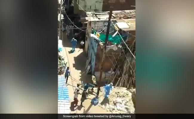 On Camera, COVID-19 Health Staff Attacked, Chased Away In Madhya Pradesh's Indore