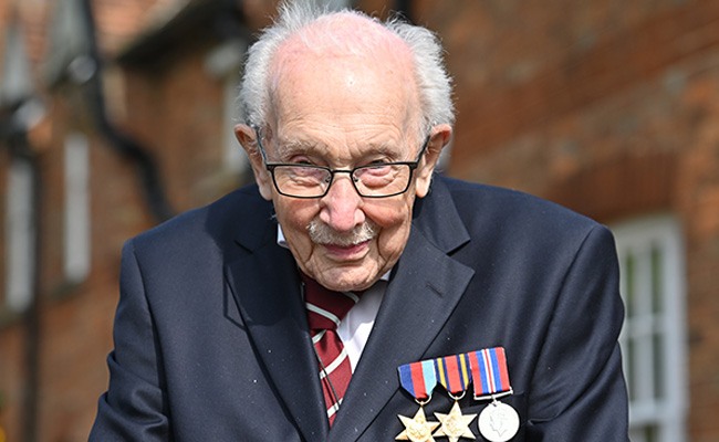 War Veteran, 100, Who Raised Millions For COVID-19 Fight Is Knighted