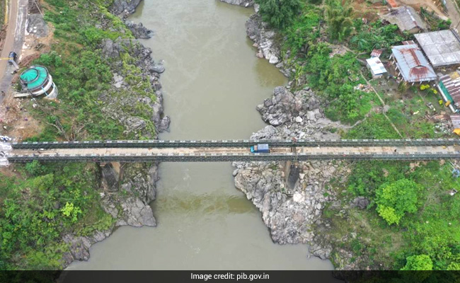India's New Bridge On China Border Can Take 40 Tons Of Weight