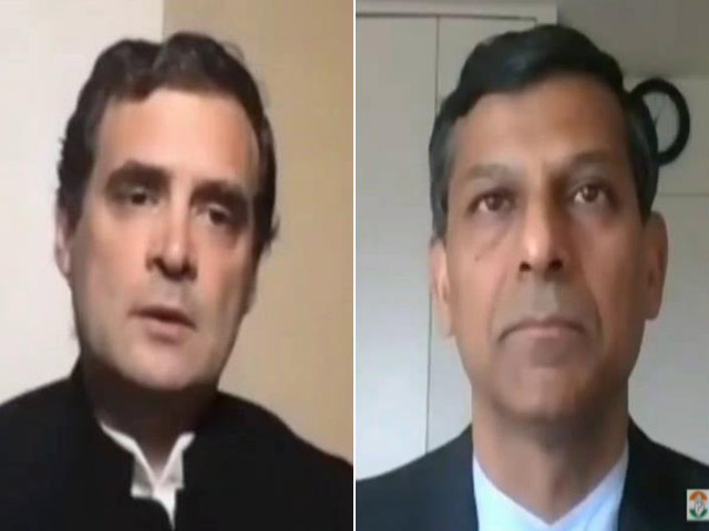 "Should Treat Pandemic As Unprecedented," Raghuram Rajan Tells Rahul Gandhi