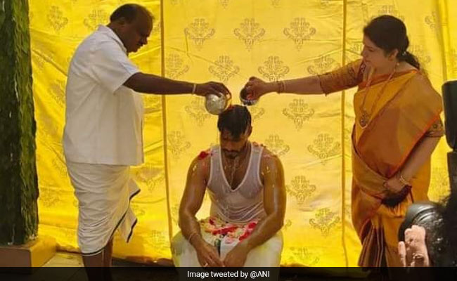 "Wanted To Invite You All": Low-Key Marriage For HD Kumaraswamy's Son