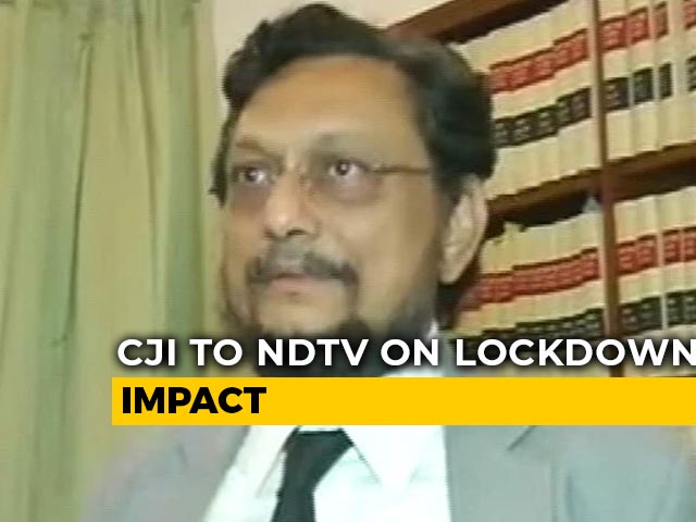 From 205 Cases A Day To 305 A Month: CJI Bobde On Lockdown Upside