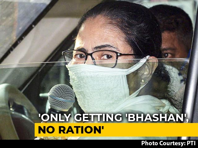 "Not Just Bhashan, Give Ration Too": Mamata Banerjee's Swipe At Centre