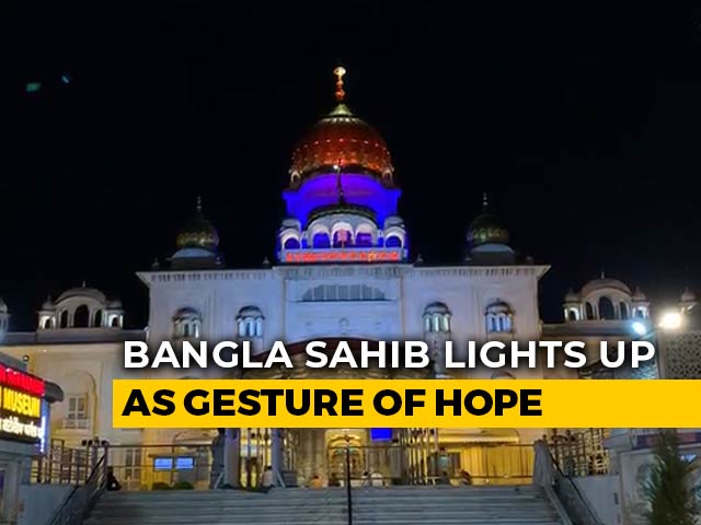Colourful Lights Drape Bangla Sahib Gurdwara To Give Hope Amid Pandemic