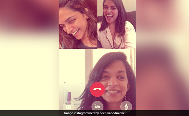 Deepika Padukone's Video Call With Her Besties Is All Sorts Of Goals