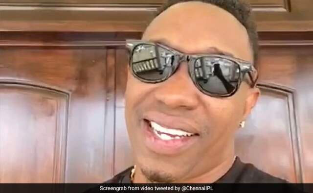 Dwayne Bravo shares glimpse of new song on MS Dhoni watch video Dwayne Bravo shares glimpse of new song on MS Dhoni watch video