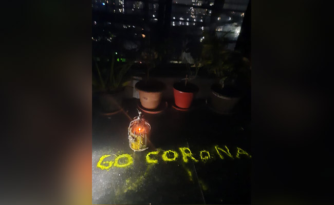 Pics: Citizens Light Lamps To "Fight Darkness Of Coronavirus Pandemic"