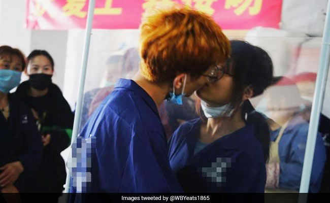 Outrage As China Factory Holds Kissing Contest To Celebrate Reopening