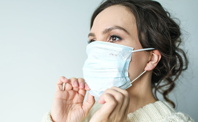 After discarding the mask, wash your hands thoroughly for 20 seconds