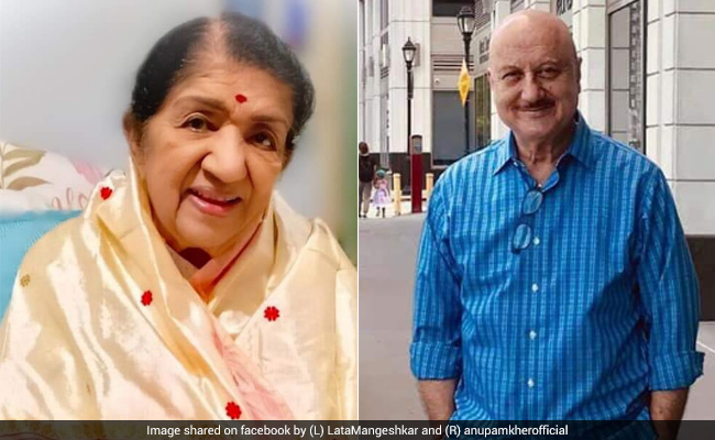 Lata Mangeshkar Sends Anupam Kher A "Gift Of A Lifetime." See His Post