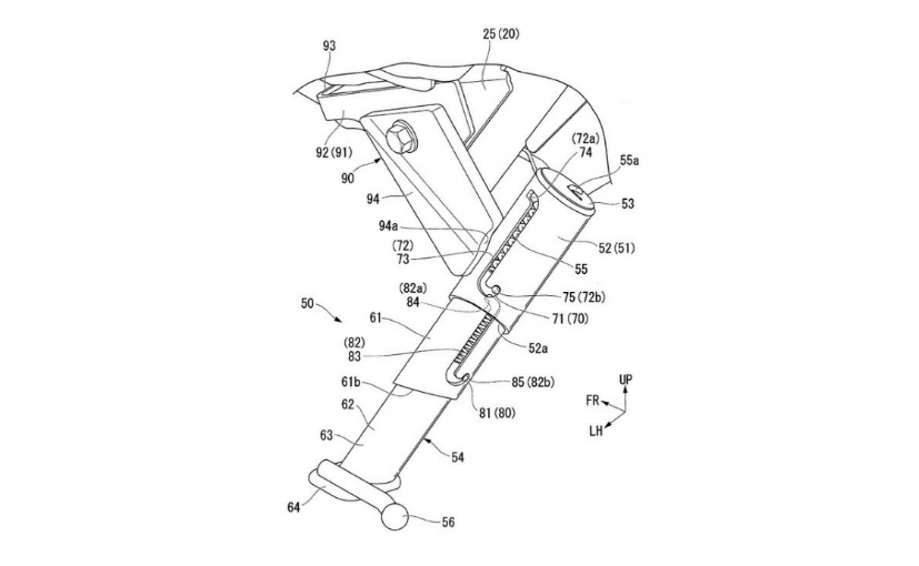 Honda Telescopic Side Stand Revealed In Patent Designs