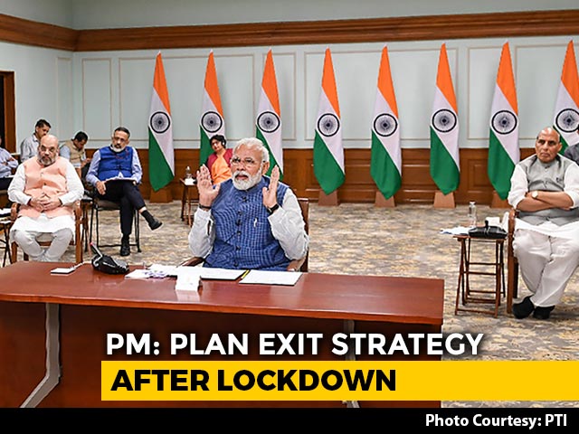 PM Modi Holds Video Conference With Chief Ministers