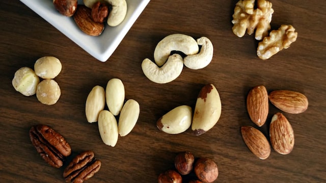 Overeating nuts can affect your calorie intake as they are often very calorie-dense