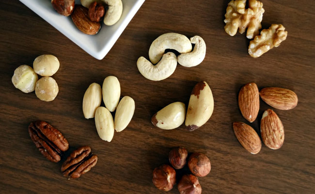 Overeating nuts can affect your calorie intake as they are often very calorie-dense