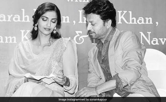 Irrfan Khan Was Sonam Kapoor's "Guiding Light," Writes Co-Star Anil Kapoor