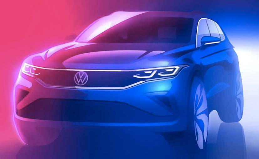 2021 Volkswagen Tiguan Facelift Teased Ahead Of Debut