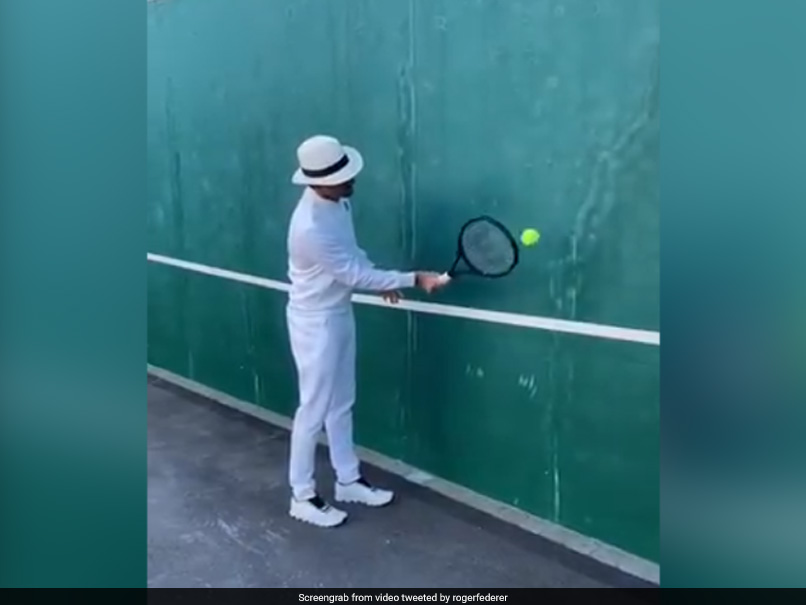Watch: Roger Federer Nominates Virat Kohli For "Training From Home" Challenge With Solo Drill Video
