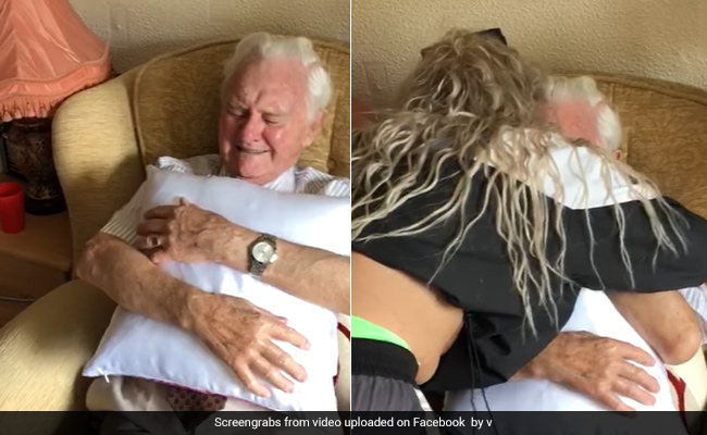 94-Year-Old Man Moved To Tears By Caregiver's Gift. Watch Viral Video