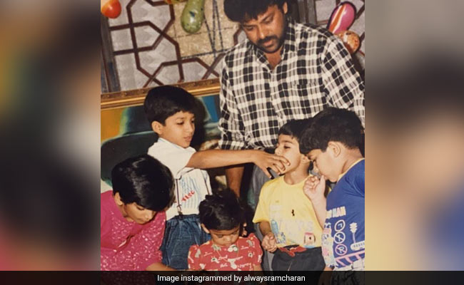 This Birthday Party Throwback Pic Of Allu Arjun, Ram Charan And Chiranjeevi Is All About Nostalgia