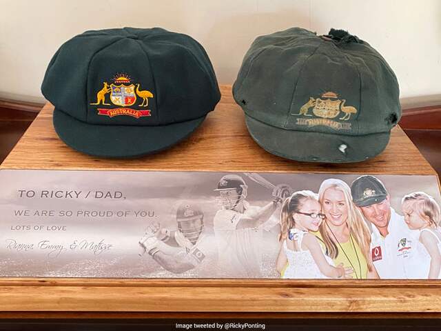 Ricky Ponting Showcases His "Favourite Piece Of Memorabilia" On Twitter Ricky Ponting Showcases His "Favourite Piece Of Memorabilia" On Twitter