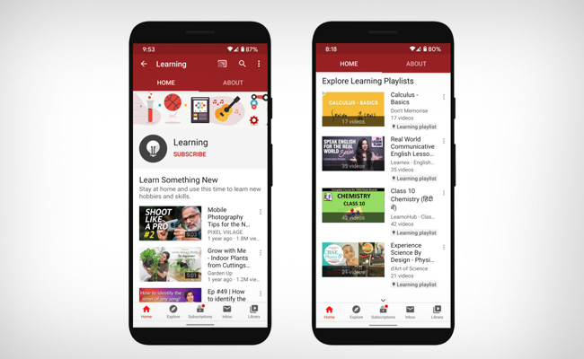 Google Launches 'YouTube Learning Destination' For Learning, Teaching From Home