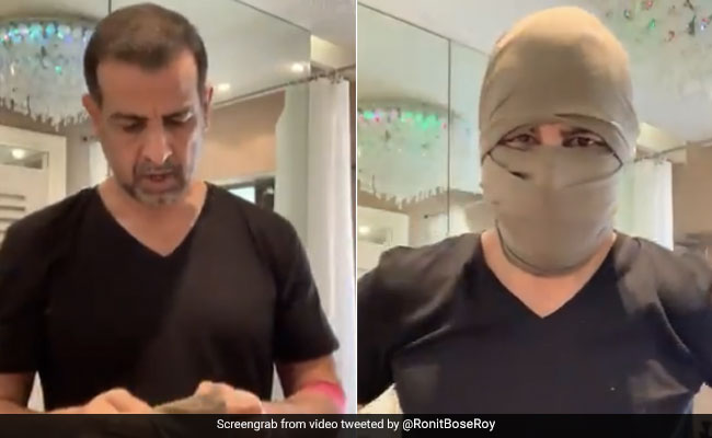 रोनित रॉय ने बताया कैसे टी-शर्ट से आसानी से बना सकते हैं मास्क, Video देख लोगों ने कहा- Genius Idea