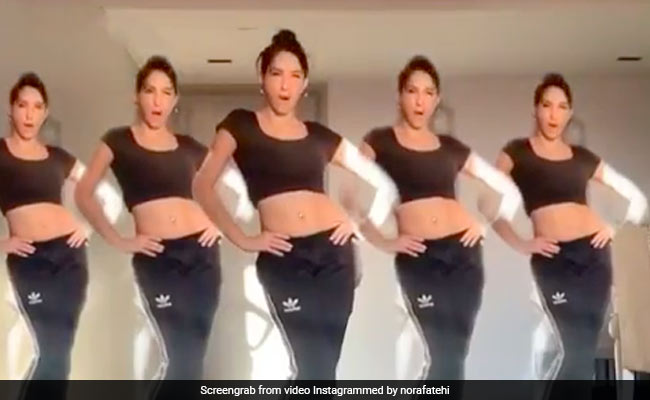 Nora Fatehi Dances Away Her Quarantine Blues. Watch Her Nail #BabyBoyChallenge