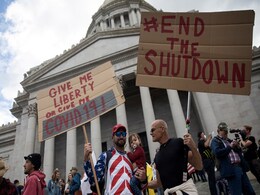 2,500 Protest At Washington State Capitol Against Stay-At-Home Order 2,500 Protest At Washington State Capitol Against Stay-At-Home Order