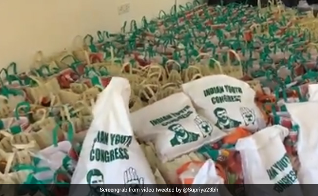 Youth Congress Launches "Rahul Kit" Bags For Those Hit By Lockdown