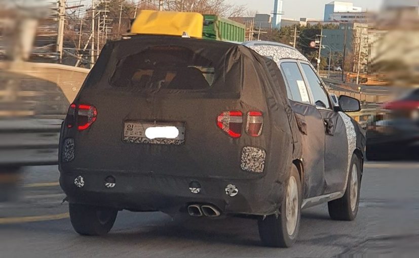 Upcoming Hyundai Creta 7-Seater SUV Spotted Again In Korea