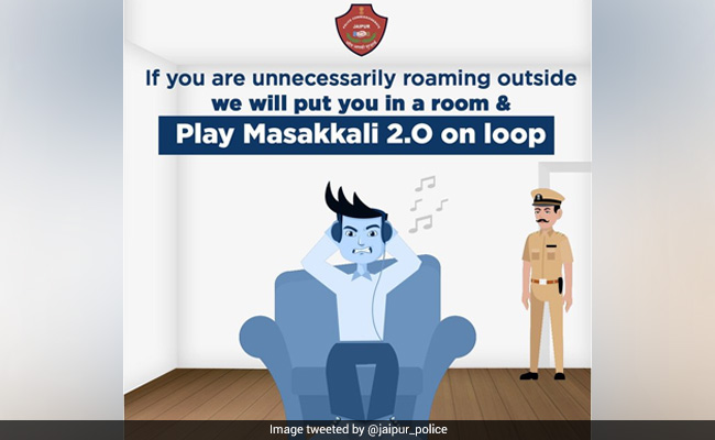 लॉकडाउन में बाहर घूमने वालों को जयपुर पुलिस की 'Warning', बोले- 'बाहर दिखे तो कमरे में बंद कर...'