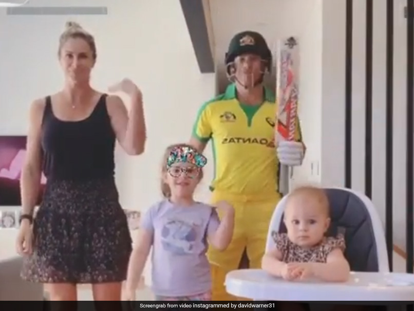 Watch: David Warner, Wearing Full Australian Gear, Puts On A Show With Family